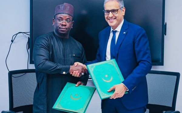 Champ gazier Grand Tortue Ahmeyim (GTA) : Birame Soulèye Diop signe une convention avec son homologue mauritanien Mohamed Ould Khaled