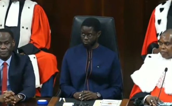 Diomaye préside la rentrée solennelle des Cours et Tribunaux