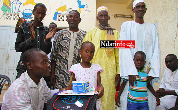 SCOLARISATION DES ENFANTS VULNÉRABLES : des fournitures à 20 bénéficiaires de Saint-Louis.