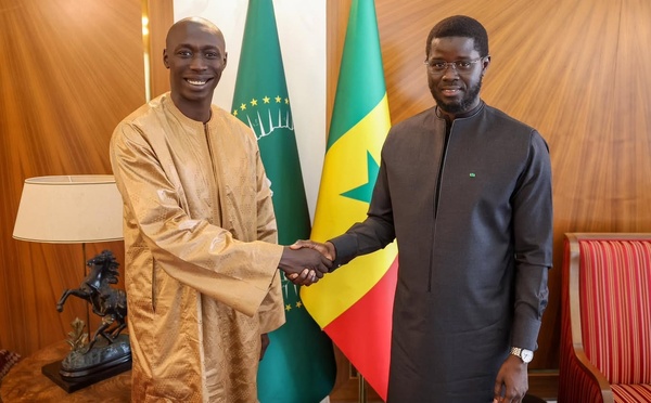 Kaby Lame, ambassadeur de l’UNICEF, reçu par Diomaye Faye