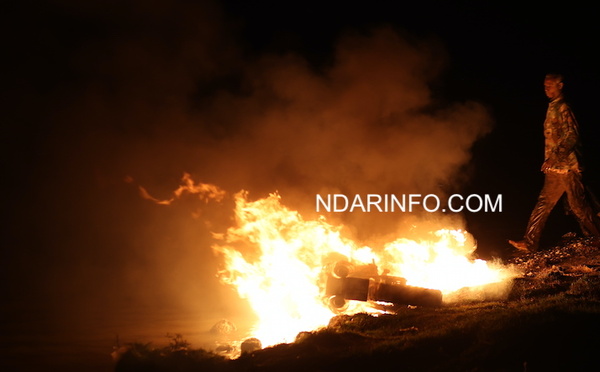​Saint-Louis : Une moto « Jakarta » dérape et prend feu sur les berges