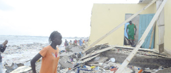 Erosion cotière : La mer avance de 1 à 1,33 m par an au Sénégal