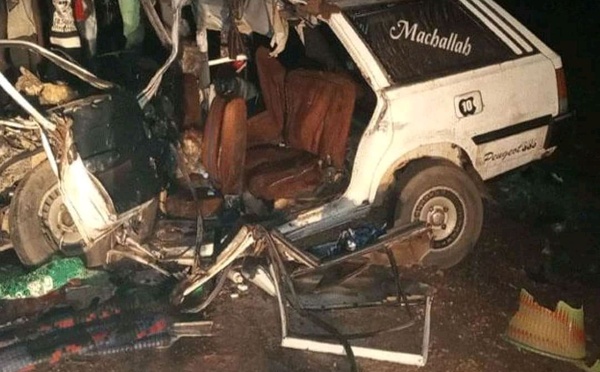 Accident tragique sur la route de Richard-Toll : Quatre morts et deux blessés enregistrés
