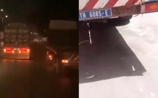 Folle Course  sur l’autoroute : le chauffeur du camion TH 6085 E enfin arrêté au Port de Dakar