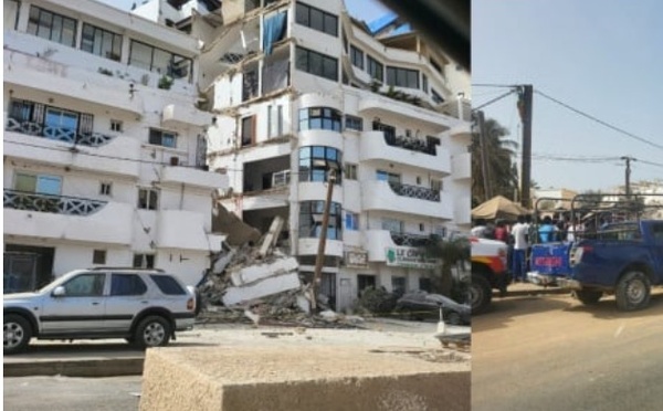 Ngor : effondrement d’un immeuble R+5, plusieurs personnes écrouées