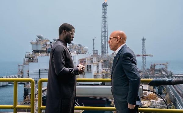 Gaz naturel liquéfié : Faye et Ghazouani sur le site stratégique de Grand Tortue Ahmeyim