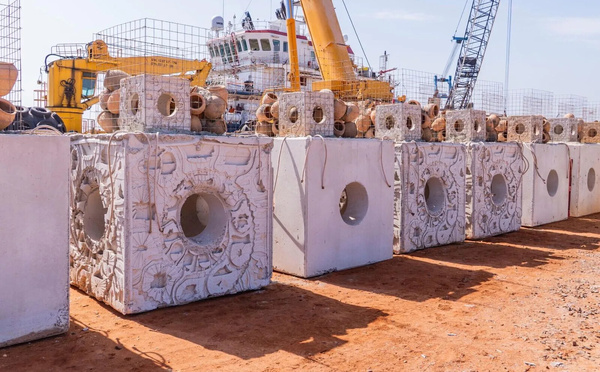 Port autonome de Dakar : La ministre Fatou Diouf visite les récifs artificiels destinés à Saint-Louis