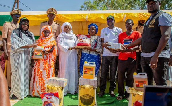 Kanel : Maïmouna Dièye remet une aide de 273 millions FCFA à plus de 2 000 ménages vulnérables
