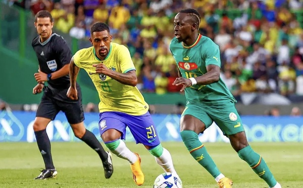Le Sénégal s’incline 0-2 face au Brésil à Londres