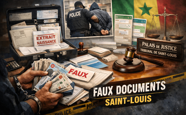 Faux documents d’état civil : un faussaire déféré à Saint-Louis