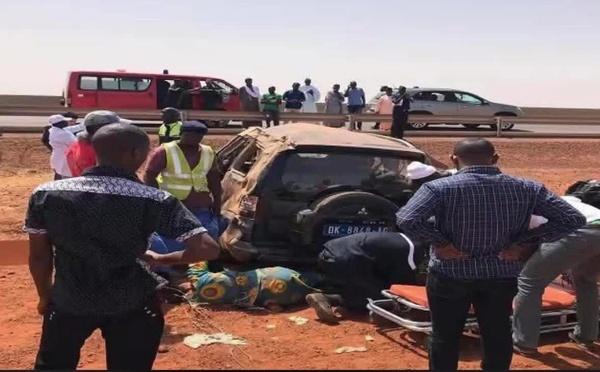 Accident mortel sur l'axe Gossas-Diourbel : Sept morts dans une collision à Tocky Gare