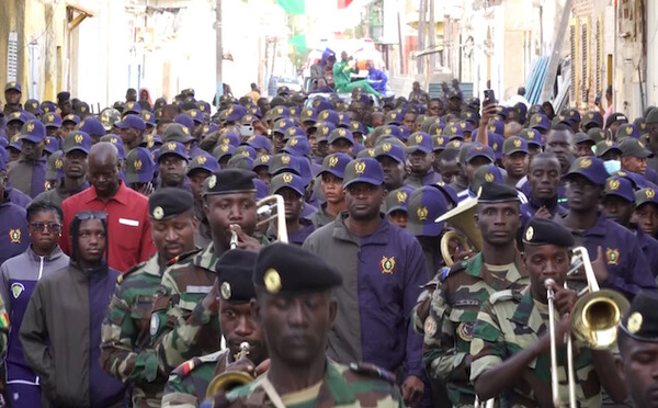Après le sacre des Lions : marche de cohésion organisée par la Zone militaire n°2