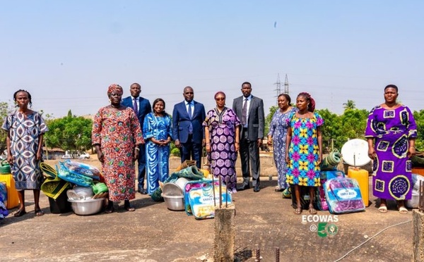 CEDEAO lance aide humanitaire de 305 millions FCFA pour réfugiés au Sénégal