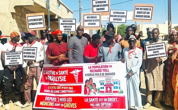 Richard-Toll : le collectif citoyen alerte sur la paralysie des soins à l'hôpital