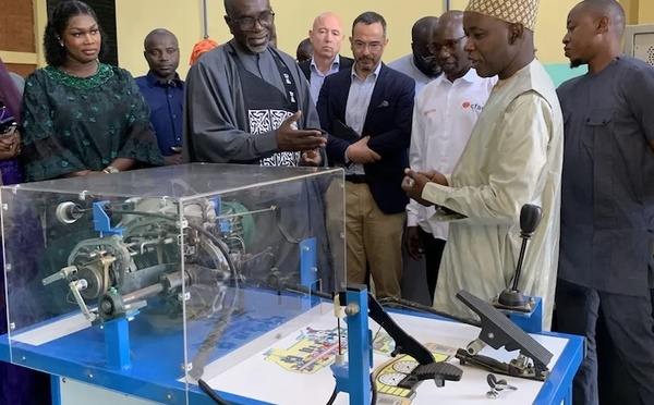 Onze moteurs de dernière génération pour booster la formation mécanique à Diamniadio