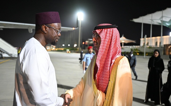 Ousmane Sonko entame sa mission saoudienne après le 39ᵉ sommet de l'UA