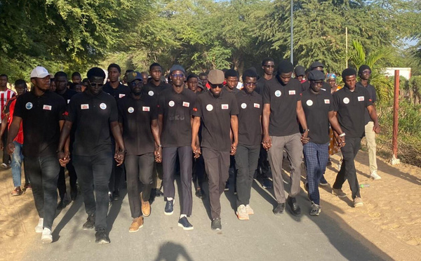 "Journée noire" à l'UGB : Les étudiants de Saint-Louis marchent pour réclamer justice