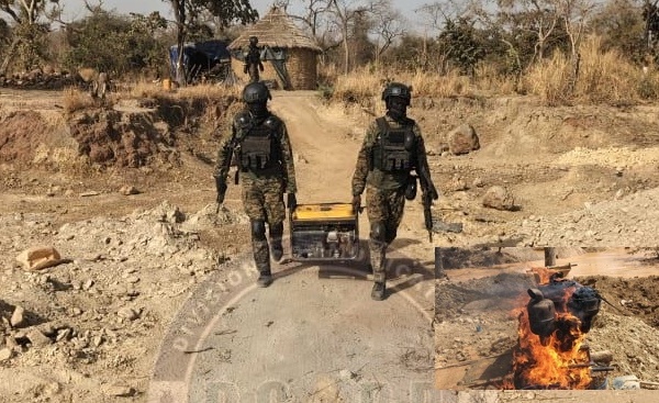 Coup d'arrêt à Mouran : Le GARSI 2 démantèle un important site d'orpaillage illégal