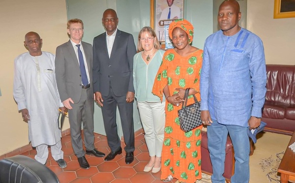 Saint-Louis : Mansour FAYE reçoit le nouveau Consul général de France