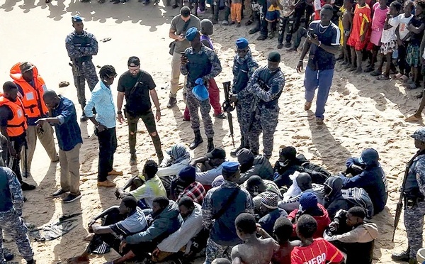 Une pirogue de 164 migrants dévie sa trajectoire après une panne au large de Saint-Louis