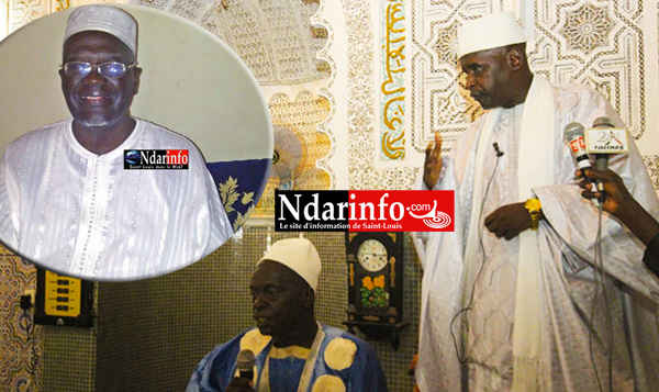 Abdoulaye Chimère DIAW préside l’assemblée générale de la Grande Mosquée de Saint-Louis, ce 29 mai 2016.