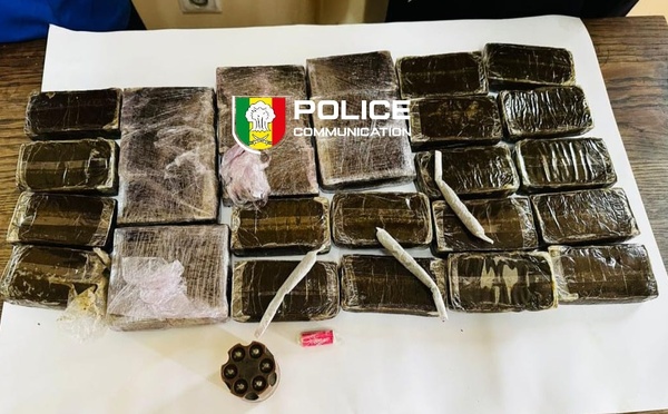 Saly-Portudal : Saisie record de 3 kg de haschich par le commissariat urbain