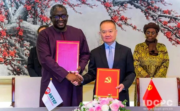 Sénégal-Chine : Pastef signe un mémorandum stratégique avec le Parti communiste chinois