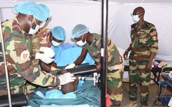 Mbane : l'hôpital militaire de campagne des forces armées ouvre ses consultations