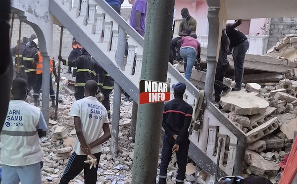 Immeuble effondré à Saint-Louis : Les identités des quatre victimes connues