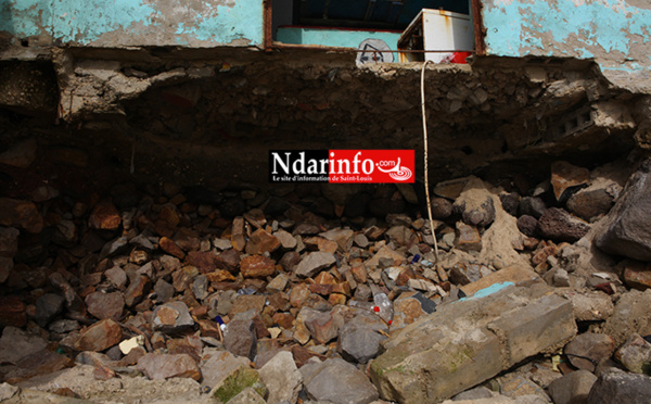 GUET - NDAR : un décor chaotique après l’assaut des vagues ( photos )