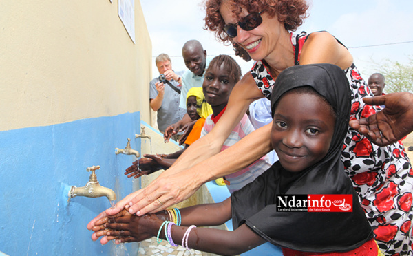 EDUCATION : De l’eau coule dans l’école de LEYBAR BOYE. Un nouveau bloc sanitaire, inauguré.