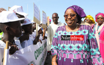 Eva Marie Coll SECK aux enfants de Troupes : «  je vous conseille de bien travailler »