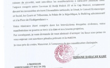 Le Préfet de Dakar interdit la marche de Me Abdoulaye Wade (document)