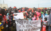 RONKH : Les populations ont marché pour manifester leur colère envers les autorités gouvernementales