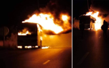 Guet-Ndar : Un bus incendié pour avoir fauché un enfant. Deux camions caillassés …