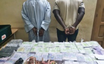 Faux billets :  Près de 1 milliard 308 millions saisis par la Douane. Quatre trafiquants arrêtés