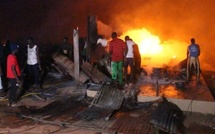 Incendie au marché central de Rosso Béthio : des dégâts matériels considérables