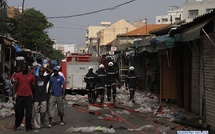 Dakar | Un violent incendie déclaré au marché Sandaga, hier soir