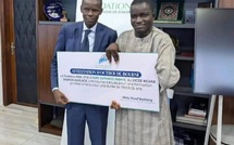 Le Port Autonome attribue une bourse à un bachelier handicapé de Kaolack