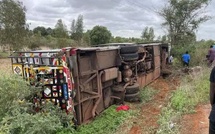 Un bus parti de Saint-Louis se renverse à Kelle Guèye: un mort, 45 blessés