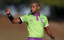 Le Sud-Africain Abongile Tom au sifflet du derby Sénégal-Mali