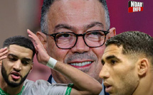 Double peine pour le Maroc : Amende de 190 millions FCFA et suspensions pour Hakimi et Saibari