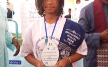 Ramatoulaye Diallo, nouvelle reine de la dictée au Sénégal, sacrée à Diourbel.