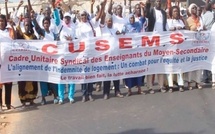 Éducation : Le Cusems suspend son mot d’ordre de grève