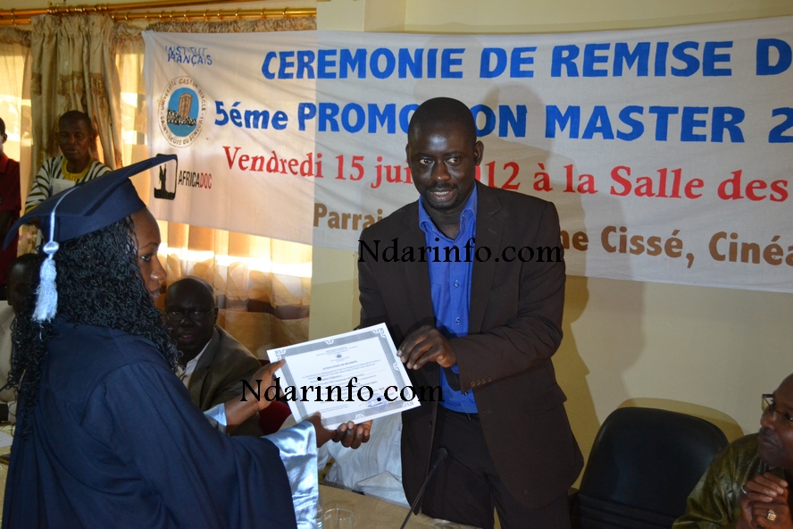 Photos| UGB: Cérémonie de Remise de Diplômes du Master RDC