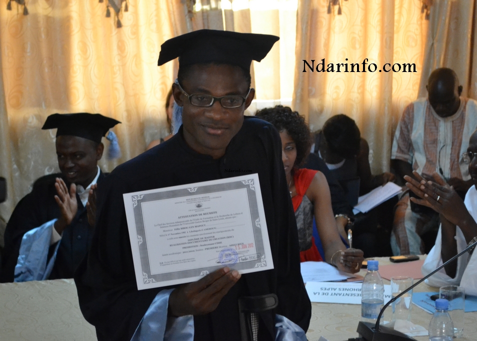Photos| UGB: Cérémonie de Remise de Diplômes du Master RDC