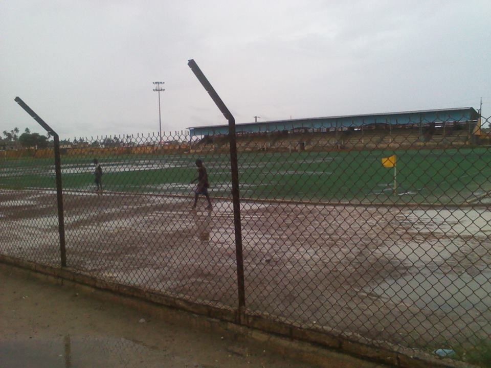 Le stade Me Babacar SEYE inondé