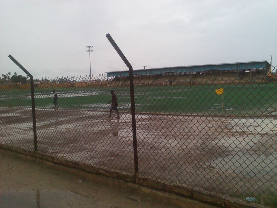 Le stade Me Babacar SEYE inondé