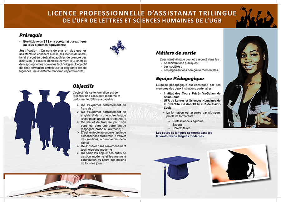 LICENCE PROFESSIONNELLE D’ASSISTANAT TRILINGUE