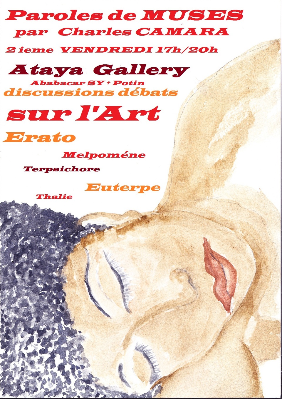 "Paroles de Muses" s'ouvre vendredi 13 à Ataya Gallery avec Zoumba et Charles Camara "Paroles de Muses" s'ouvre vendredi 13 à Ataya Gallery avec Zoumba et Charles Camara